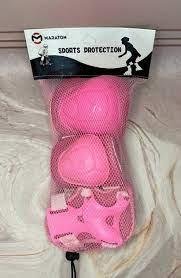 Комплект захист для роликів Maraton рожевий