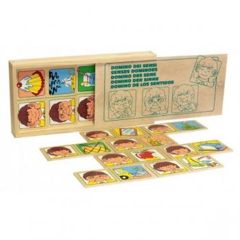 Настільна гра доміно Органи почуттів Lam Toys 20 дет 1505