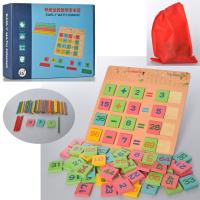 Дерев’яна іграшка Набір першокласника MD 2748 цифри, рахунок.палички