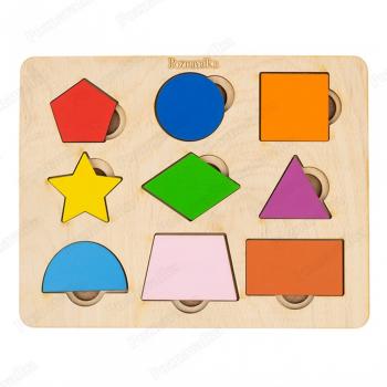 Пазл «Двошарові фігури»