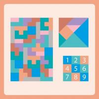 Танграм, тетріс на стіну