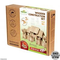В'ЇЗДНА БРАМА - дерев'яний конструктор Ігротеко Серія Фортеця 296 деталей (900354)