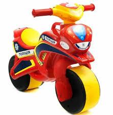 Біговел Doloni Мотоцикл POLICE Червоно-жовтий (0138/560-RT)