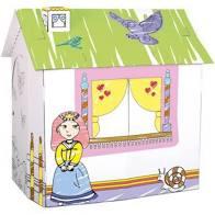 Ігровий картонний будиночок Bino для принцеси 44002