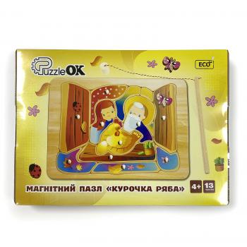 Магнітний пазл «Курочка ряба» Puz-14473