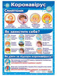 Плакат Коронавірус (Укр) Ранок 13104227У