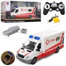 Радіокерована машинка Швидка допомога Double E E670-003 2.4 G