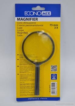 Лупа збільшувальна 75 мм 3-кратна Economix 