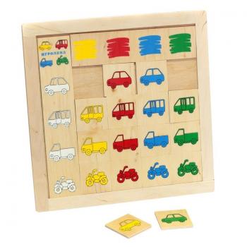 Класифікація Знайди гараж Lam Toys 18 деталей