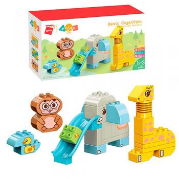 Конструктор Qman 5002 зоопарк, тварини, 26дет