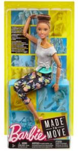 Лялька Барбі "Рухайся як я" з темним волоссям FTG80
