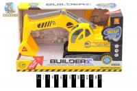 Екскаватор інерційний, озвучений, зі світлом, в коробці WY306S р.25,5*10*15см