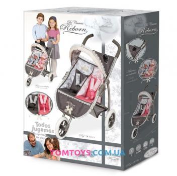 Коляска для двійнят серії Реборн DeCuevas 90311