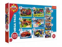 Пазли - 10в1 - 90382 Пожежний Сем. Зустрічайте рятувальну команду пожежника Сема, Trefl