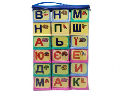 Кубики Абетка українська 18 шт. Юніка 
