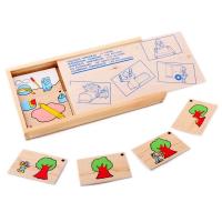 Гра доміно Черговість дій Lam Toys 28 деталей