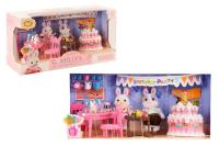 Набір з флоксовими тваринами 55003 День Народження в наборі торт з музикою+світло