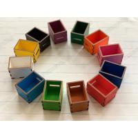 Кольорові коробочки з отворами 12 шт