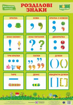Плакат “Розділові знаки”