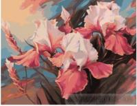 Картина по номерах  Букет ірисів 40х50 (ВК1182)