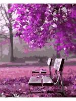 Картина по номерах  Квітучий парк 40х50 (ВК1043)