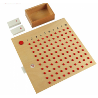 Рахункова дошка Монтессорі. Множення