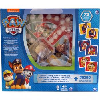 Набір настільних ігор "Щенячий патруль": гра з кнопкою і меморі