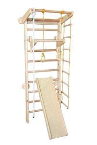 Спортивний куточок з сосни 225см в повній комплектації