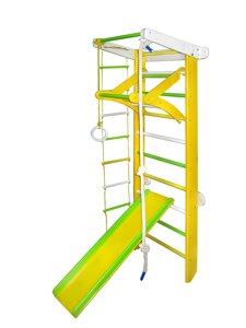 Спортивний куточок Канарейка з турничком-рукоходом і гіркою