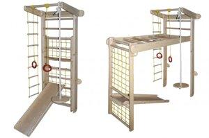 Спортивний куточок Трансформер з сосни 225см з гіркою