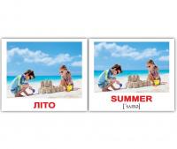 Картки Домана україно-англійські «Пори року/Seasons»