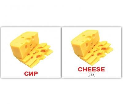 Картки Домана україно-англійські «Їжа/Food»