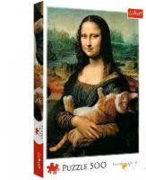 Пазли "Trefl" 37294 "Мона Ліза і кіт", 500 ел.