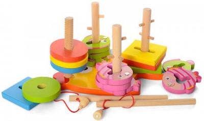 Дерев'яна іграшка Геометрика MD 0902