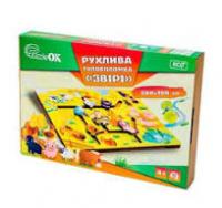 Рухлива головоломка PuzzleOk Звірі Puz-27700