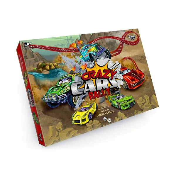 Настільна гра DTG93R "Crazy Cars Rally" DANKO