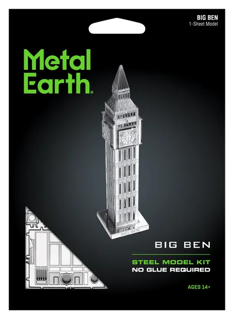 Металевий 3D-пазл Big Ben (#3DJS006