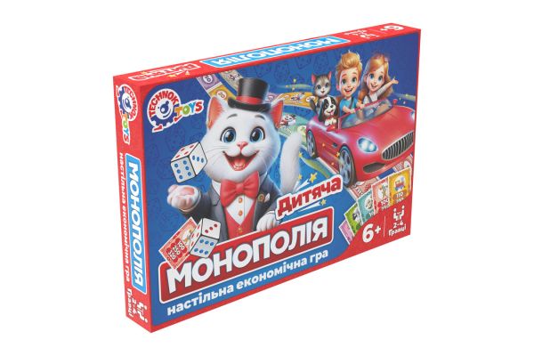 Настільна гра 0755 "Дитяча монополія" ТЕХНОК