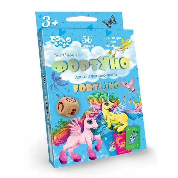 Розвиваюча настільна гра "Фортуна Cute Unicors" UF-04-01UU