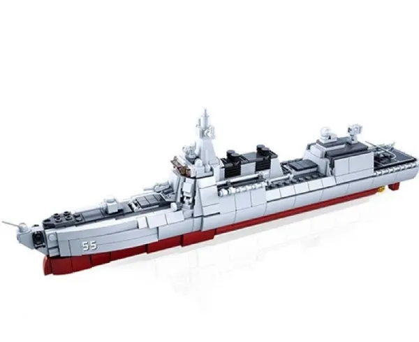 Конструктор SLUBAN M38-B0700 військовий корабель, 1:450, літак, 618 дет