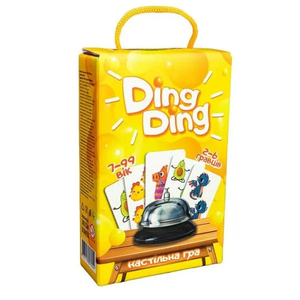 Настільна гра 30324 "Ding ding", в кор-ці р. 12*18.7*4.8 см