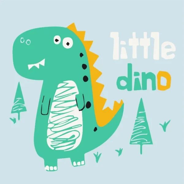 Набір для розпису "Little dino" 30*30 см