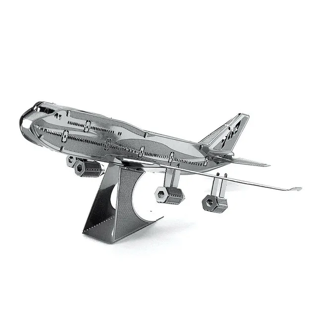 Металевий 3D-пазл Boeing 747 (#3DJS021)