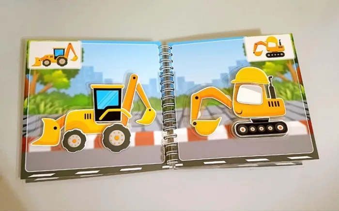 Книга на липучках Аплікація для малюків