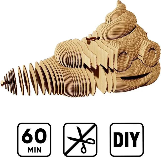 Картонний конструктор "Cartonic 3D Puzzle POOP"