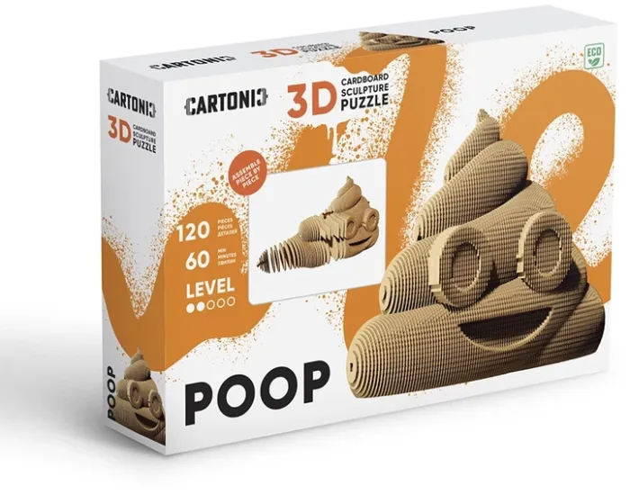 Картонний конструктор "Cartonic 3D Puzzle POOP"