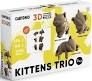 Картонний конструктор "Cartonic 3D Puzzle KITTENS TRIO"