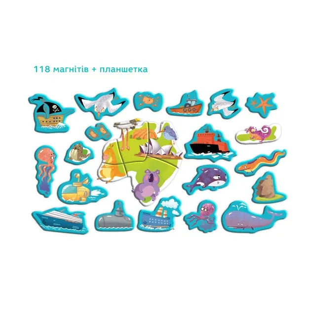 Магнітні пазли Мапа України 202001
