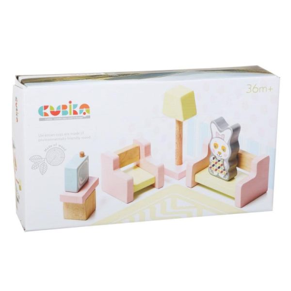 CUBIKA.15030 Дерев'яна іграшка "Набір Меблів 4