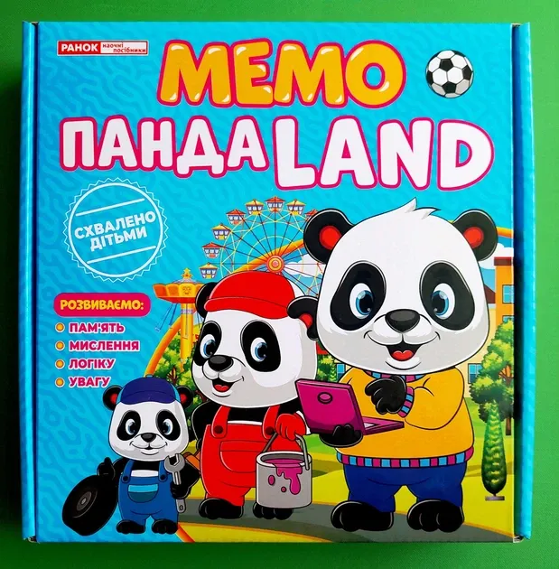 Гра Мемо. Панда LAND (Укр) Ранок 10109132Y